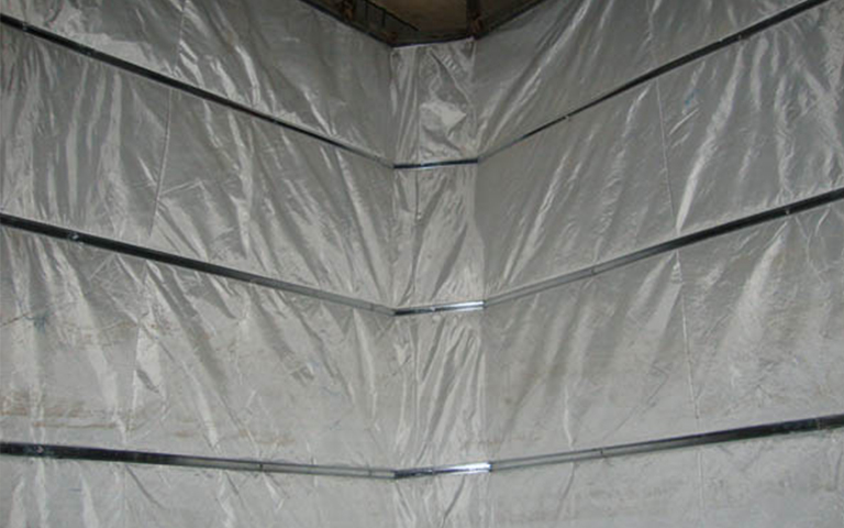 2013.10.14長治中央大廈天虹基地陳工選用山西超躍擋煙垂壁